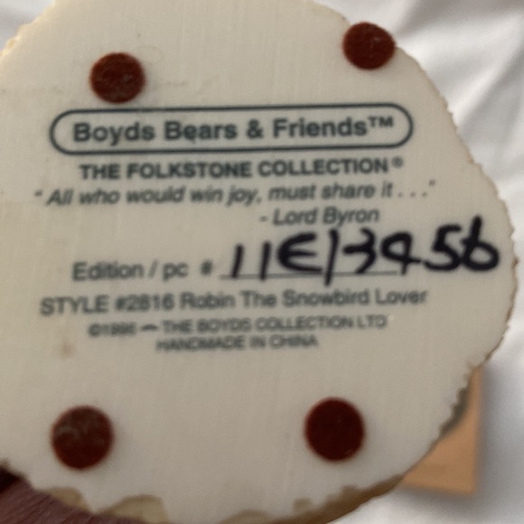 Boyd’s bears snowman folkestone with box - Picture 3 of 3